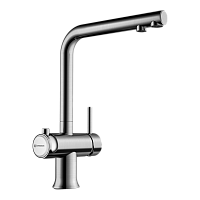 Смеситель Omoikiri Hotaru-BN латунь/нержавеющая сталь/белый