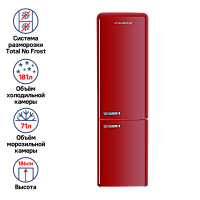 Холодильник MAUNFELD MFF186NFRR