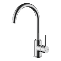 Смеситель Omoikiri Shinagawa-BN латунь/нержавеющая сталь