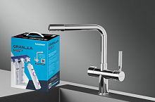 Комплект кухонный смеситель Granula 2088 Хром + Фильтр Granula