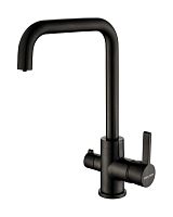 Смеситель для кухни Paulmark Logas, вороненая сталь, Lo213021-GM, Paulmark
