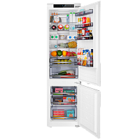 Холодильник-морозильник встраиваемый MAUNFELD MBF19354NFWGR LUX