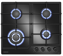 Варочная панель газовая MEFERI MGH604BK GLASS COMFORT