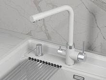 5015, АРКТИК (БЕЛЫЙ), СМЕСИТЕЛЬ КУХОННЫЙ