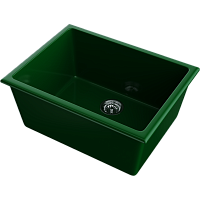 Мойка Omoikiri Okinoshima 61-U/I-RG Glossy Natceramic/royal green глянцевый