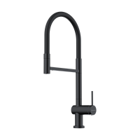 Смеситель Kanto-2 Plus-SB-GB-BL латунь/графит/черный