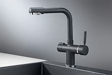 2088, ШВАРЦ (чёрный металлик), СМЕСИТЕЛЬ КУХОННЫЙ