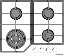 Газовая варочная панель Kuppersberg FG 60 W