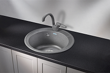 4802, ГРАФИТ, кухонная мойка, СтандАРТ кварц