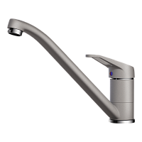 Смеситель Omoikiri Kado-GR латунь/leningrad grey