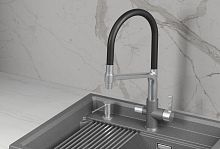 5083, ГРАФИТ (ЧЁРНО-СЕРЫЙ), СМЕСИТЕЛЬ КУХОННЫЙ