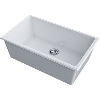 Мойка Omoikiri Okinoshima 76-U/I-WH Glossy Natceramic/белый глянцевый