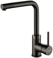 Смеситель для кухни Paulmark Honner , вороненая сталь, Ho212018-GM, Paulmark