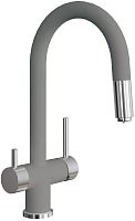 Смеситель Florentina "МАЭСТРО", цвет серый шелк (MAESTRO, Grey Silk)