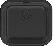 Мойка Paulmark VELLO 48 UNI, нерж. сталь, VE48-MBN, матовый черный NANO-PVD, 480х440мм, Paulmark