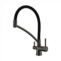 Смеситель для кухни Paulmark SIEGEN, вороненая сталь, Si213111-GM, Paulmark