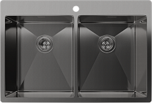 Мойка Rivelato Rinox 7450 2В PVD black