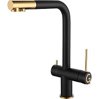 Смеситель Rivelato 1523513 antracite oro