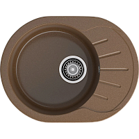 Кухонная мойка GRANFEST RONDO R-580L terracotta