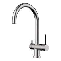 Смеситель Omoikiri Yamada-BN латунь/нержавеющая сталь