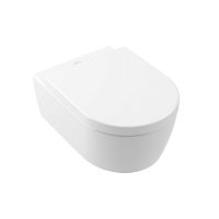 Villeroy&amp;Boch Avento&nbsp;Унитаз подвесной 370*530*310, безободковый, в комплекте сиденье c микр