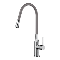 Смеситель Omoikiri Yatomi-BN латунь/нержавеющая сталь