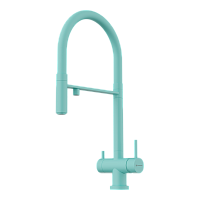 Смеситель Omoikiri Kanto-AZ латунь/azur blue