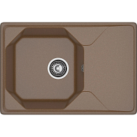 Кухонная мойка GRANFEST UNIQUE U-740L terracotta