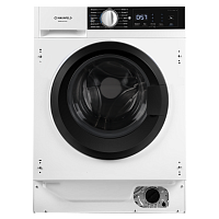 Встраиваемая стиральная машина с паром MAUNFELD MBWM148STWH