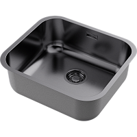 Мойка Omoikiri Omi 49-U/I-GM нерж. сталь/вороненая сталь