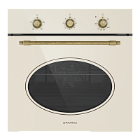 Встраиваемый газовый духовой шкаф с электрическим грилем MAUNFELD EOGC604RIB.MT Slim