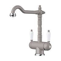 Смеситель Omoikiri Amagasaki-GR латунь/leningrad grey