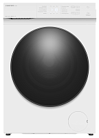 Стиральная машина с паром узкая MEFERI MFW081210WH POWER отдельностоящая белая, глубина 38,5 см, заг