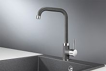 0041, ГРАФИТ (ЧЁРНО-СЕРЫЙ), СМЕСИТЕЛЬ КУХОННЫЙ