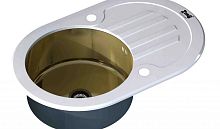Мойка для кухни ZORG GL-7851-OV-WHITE-BRONZE