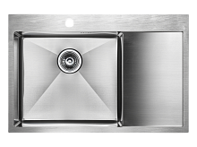 Мойка Paulmark нерж. сталь Paulmark KRONER 78F, PM217851-BSL, брашированная нерж. сталь, левая, 780х