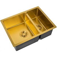 Мойка для кухни ZORG ZL R 580-2-440 BRONZE