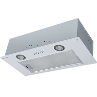 Вытяжка кухонная MEFERI INBOX60WH LIGHT, 60 см, полновстраиваемая, белая, производительность 650 м3/