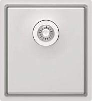 Мойка Florentina "Оптима-HM" 400.400.10.10, сатинированная, перелив в чаше
