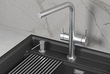 KS-8276, НЕРЖ, СМЕСИТЕЛЬ КУХОННЫЙ KITCHEN SPACE