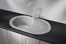 7601, БАЗАЛЬТ, кухонная мойка, СтандАРТ кварц