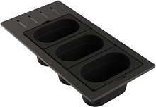 Контейнер Omoikiri DC-02-3-GB нерж.сталь/графит