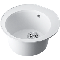 Мойка Omoikiri Miya 50-R-WH Tetogranit/белый