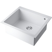 Мойка Omoikiri Bosen 57-WH Tetogranit/белый