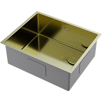 Мойка Omoikiri Taki 54-U/IF Side SF-LG нерж. сталь/светлое золото