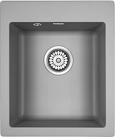Мойка Paulmark KANTE 40, IT-GRANIT, PM104249-GRM, серый металлик, 415х490 мм, Paulmark