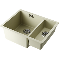 Мойка Omoikiri Kata 55-2-U-BE Artgranit/ваниль