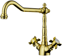 Смеситель Omoikiri Tokigawa-G латунь/золото