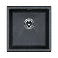 Мойка Paulmark LUMI 45UNI, IT-GRANIT, LU45-DG, графит, 455х460, подст. мон. Paulmark