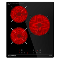 Варочная панель электрическая MEFERI MEH453BK LIGHT (Модификация 2025 года)